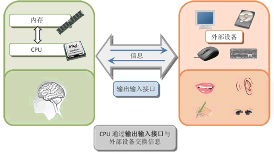 CPU、内存和外部设备的关系