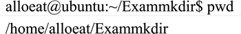 pwd 命令应用实例