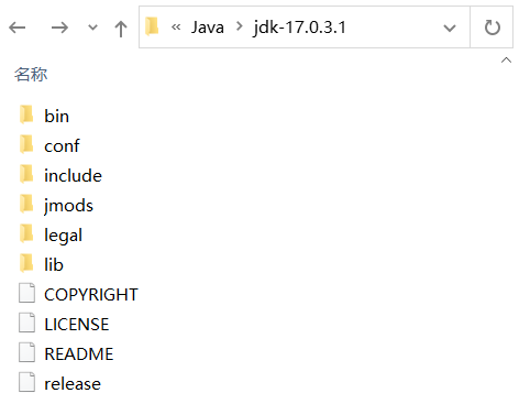 JDK 目录结构